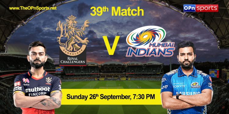 RCB vs MI 39th Match, Royal Challengers Bangalore vs ...